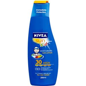 NIvea Sun Kids lotion 200 ml - detské mlieko na opaľovanie OF 30 vyššia ochrana 